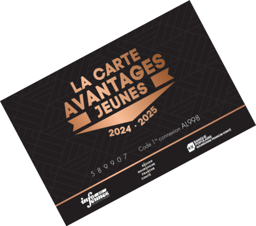 Vente de cartes Avantages jeunes  à l'office de tourisme