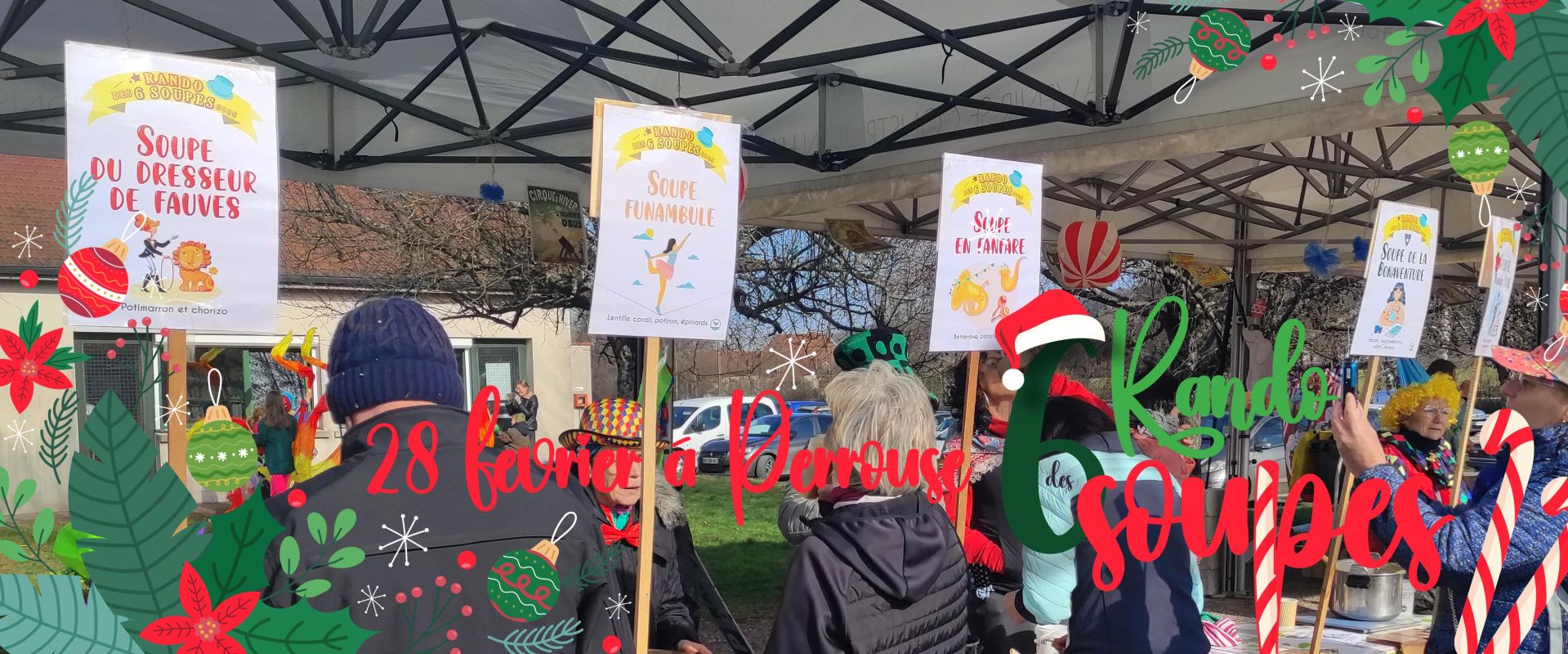 Randonnée des 6 soupes, samedi 28 février 2026 à Perrouse